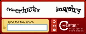 Esempio di ReCaptcha